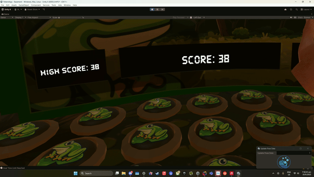 FrogSmash arcade cabinet